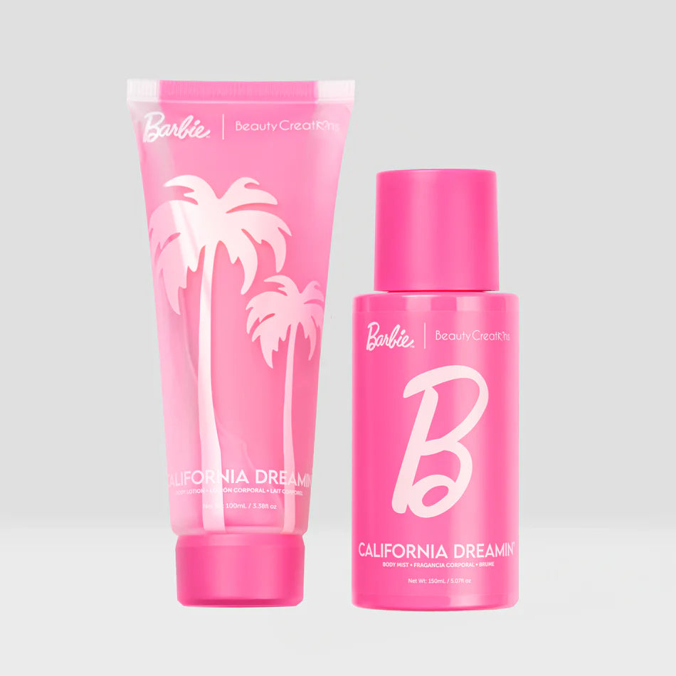 Barbie x Beauty Creations – Set California Dreamin’ (Loción + Bruma corporal)