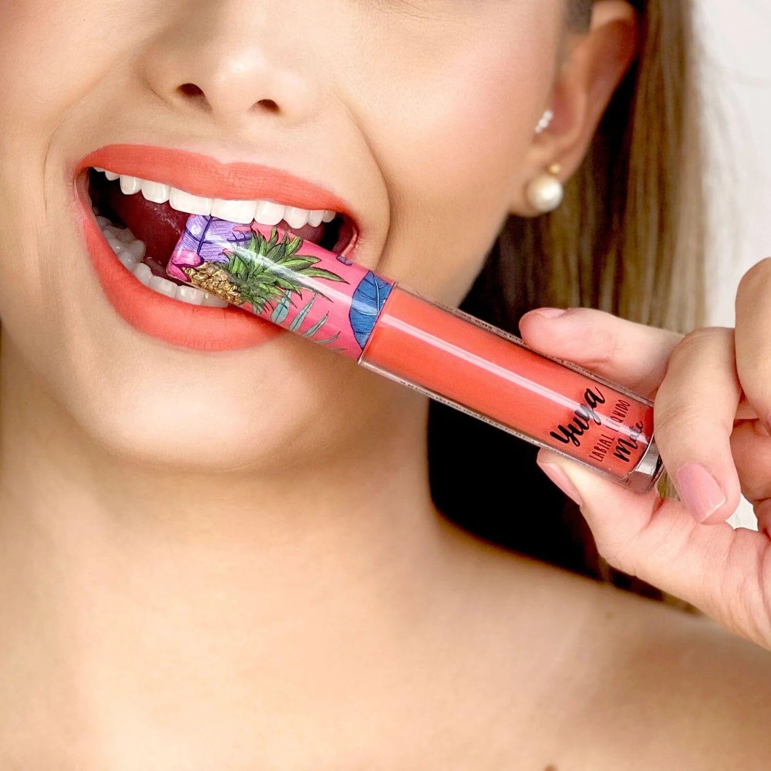 Set "Papaya" con 2 Labiales