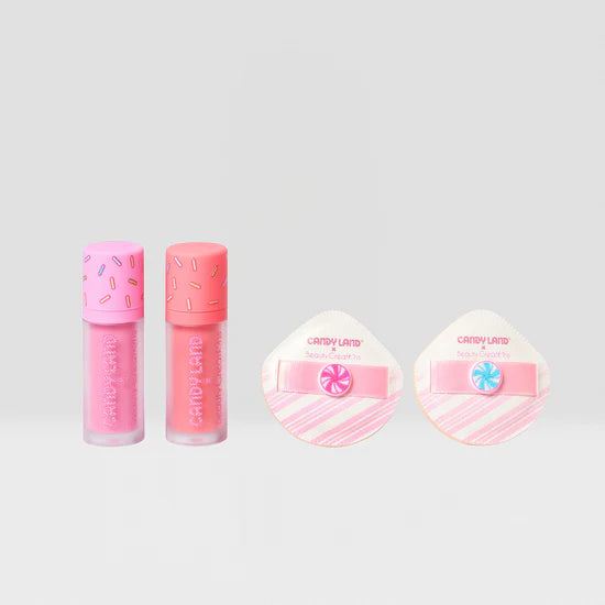 Candy Land x Beauty Creations Lollipoppin' Liquid Blush & Mini Sponge Set