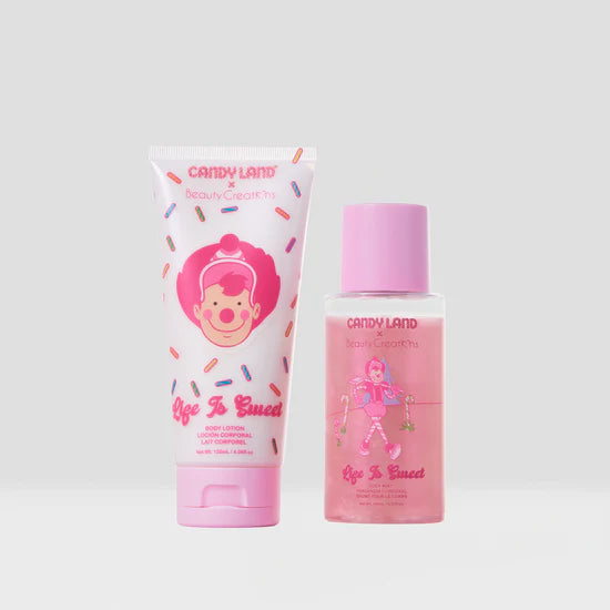 Candy Land x Beauty Creations Life is Sweet Shimmer Body Lotion and Mist Set
