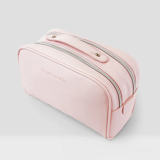 Mini Travel Cosmetic Bag – Bolsa de Viaje con Doble Cierre 🧳✨