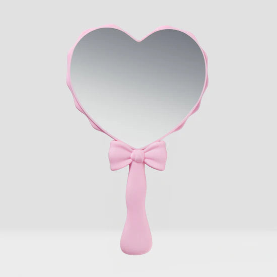 Pink Bow Handheld Mirror