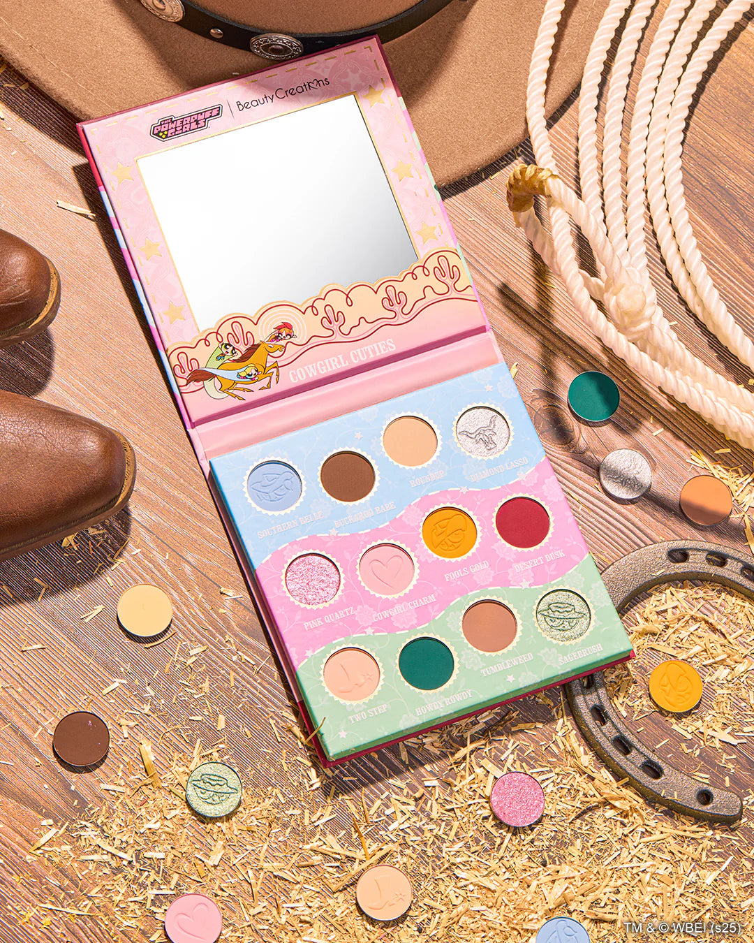 The Powerpuff Girls X Beauty Creations - Cowgirl Cuties Palette