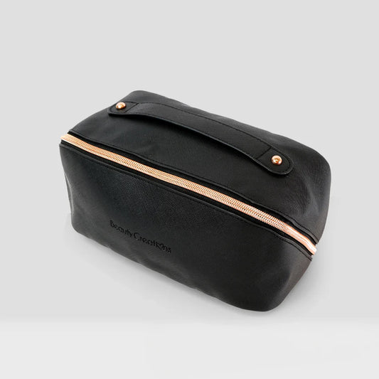 Wide-Open Travel Beauty Bag – Bolsa de Viaje con Compartimentos 🧳💖