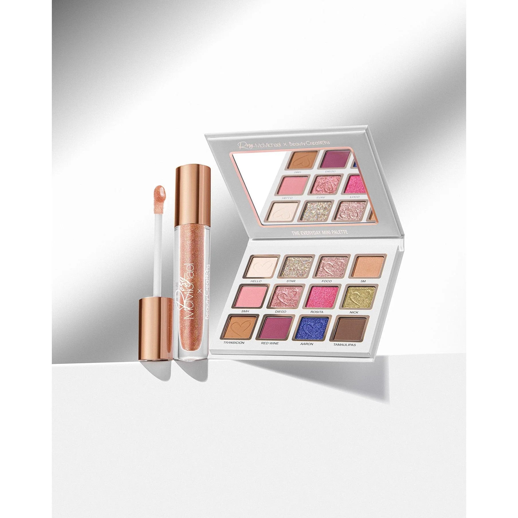 Rosy McMichael X Beauty Creations - Bundle Rosy's Essentials Vol.1 - Gloss + Eyeshadow