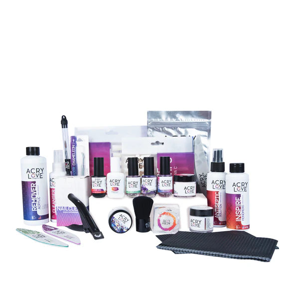 Kit Profesional de Acrílico Acrylove - Incluye Mochila Nude