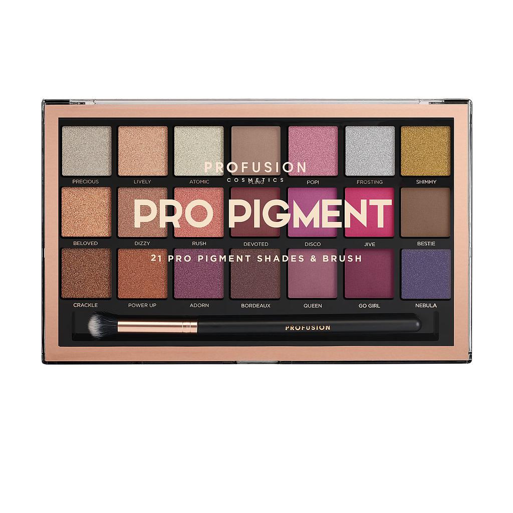 21 Shade Eyeshadow Palette & Brush