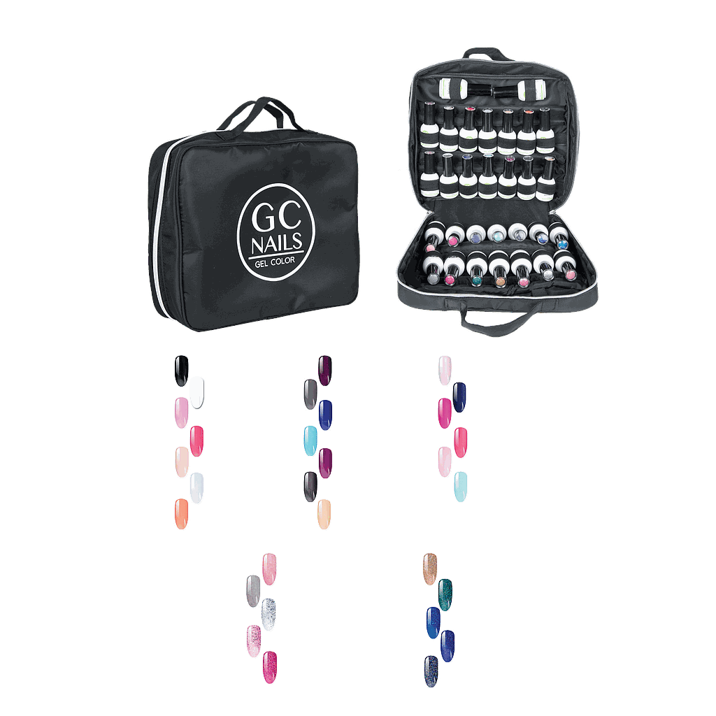 Kit Profesional Novamore 30 Colores - Gcnails (Incluye Maletín)