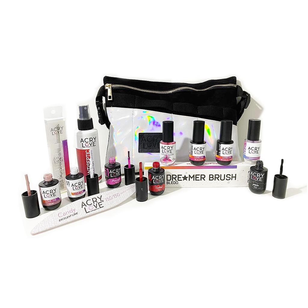 Kit de Esmaltado Permanente Profesional - Acrylove (Sistema Completo)