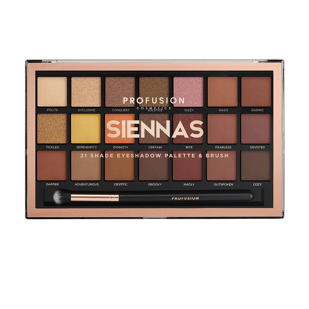 21 Shade Eyeshadow Palette & Brush