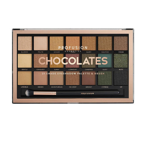 21 Shade Eyeshadow Palette & Brush